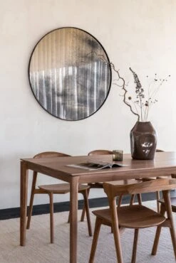 Bok Dining Chair - Natural Teak -Saffron + Poe 10156 Teak Bok dining chairs 5 saffron and poe ethnicraft