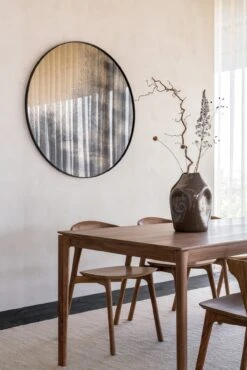 Bok Extendable Dining Table - Natural Teak -Saffron + Poe 10161 Teak Bok dining table 10156 Teak Bok chair Saffron and Poe Ethnicraft 82d246cc fa36 4f83 ad90 12493dd65454