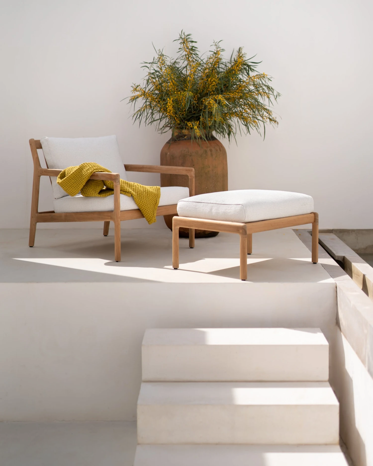 Muir Outdoor Footstool 2 Muir Outdoor Footstool - Image 2