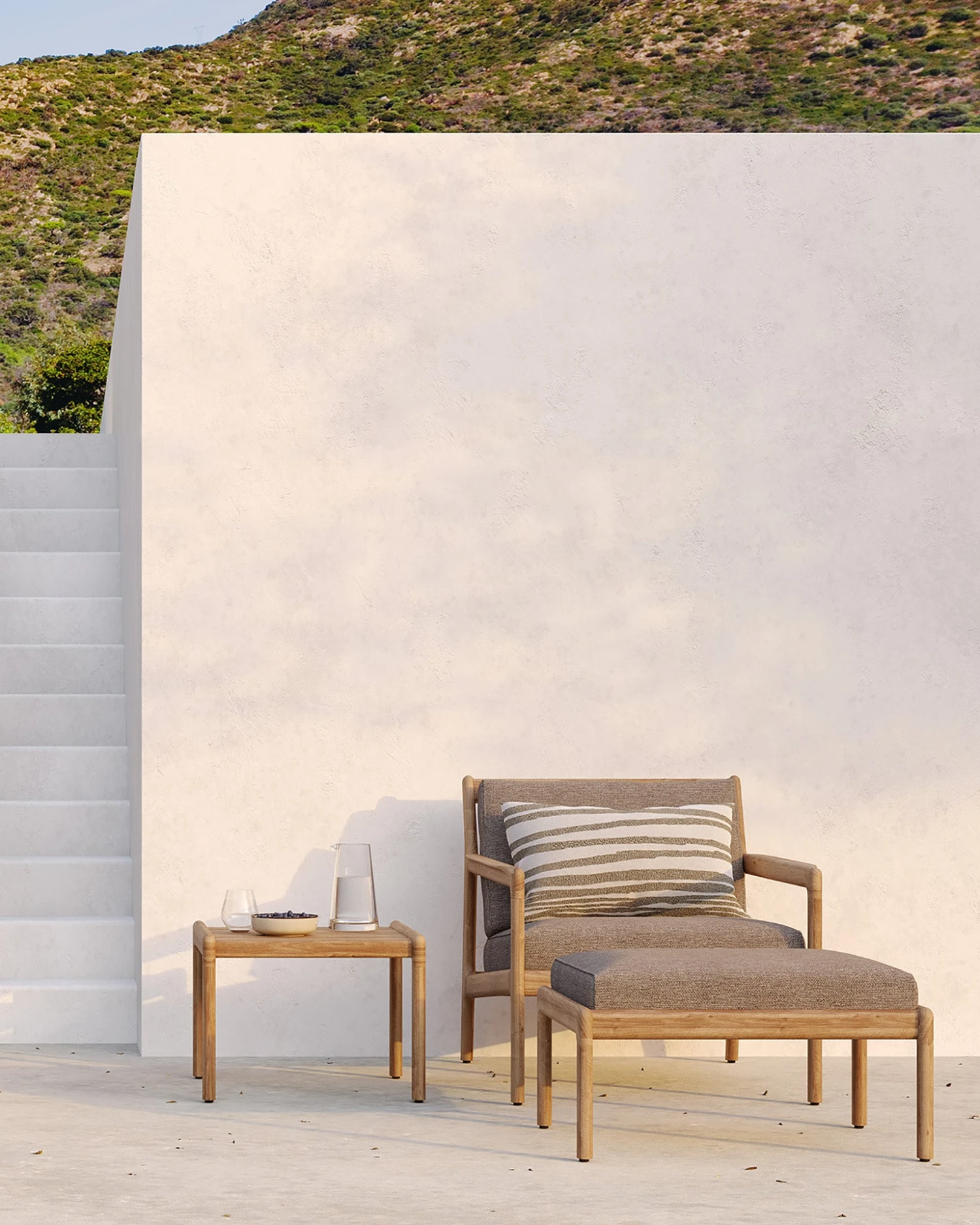 Muir Outdoor Footstool 3 Muir Outdoor Footstool - Image 3