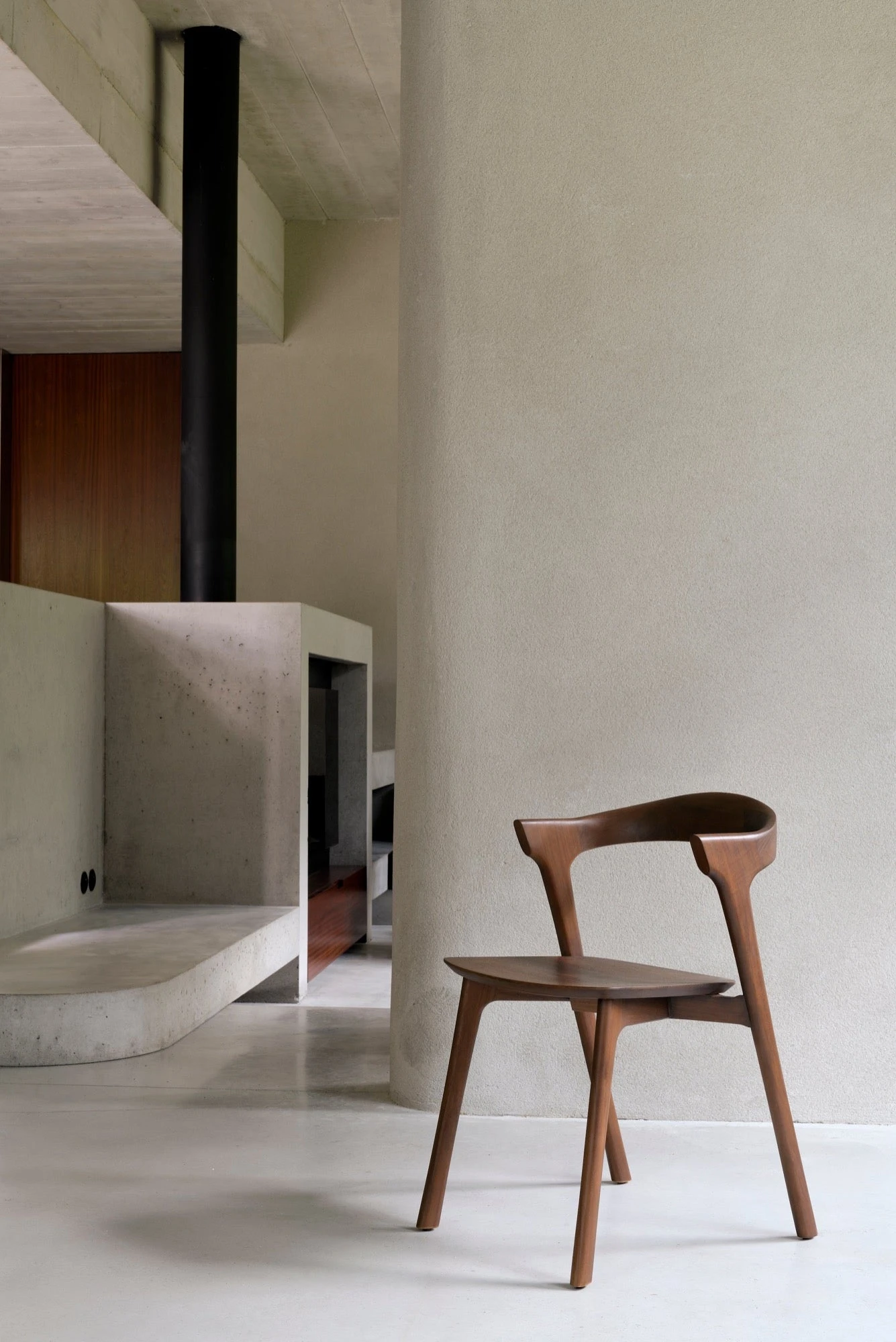 Bok Dining Chair - Dark Teak 2 Bok Dining Chair - Dark Teak - Image 2