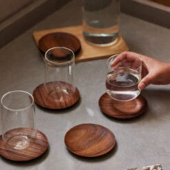 Tall Cremini Tumbler - Set Of 4 -Saffron + Poe 38e94e4541c74396a549b8074ac52549