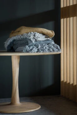 Bolinas Dining Table - White Oak -Saffron + Poe 50019 Oak Torsion dining table Saffron and Poe Ethnicraft