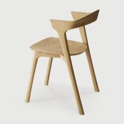 Bok Dining Chair - White Oak -Saffron + Poe 50073 Oak Bok dining chair profile02 Saffron and Poe Ethnicraft