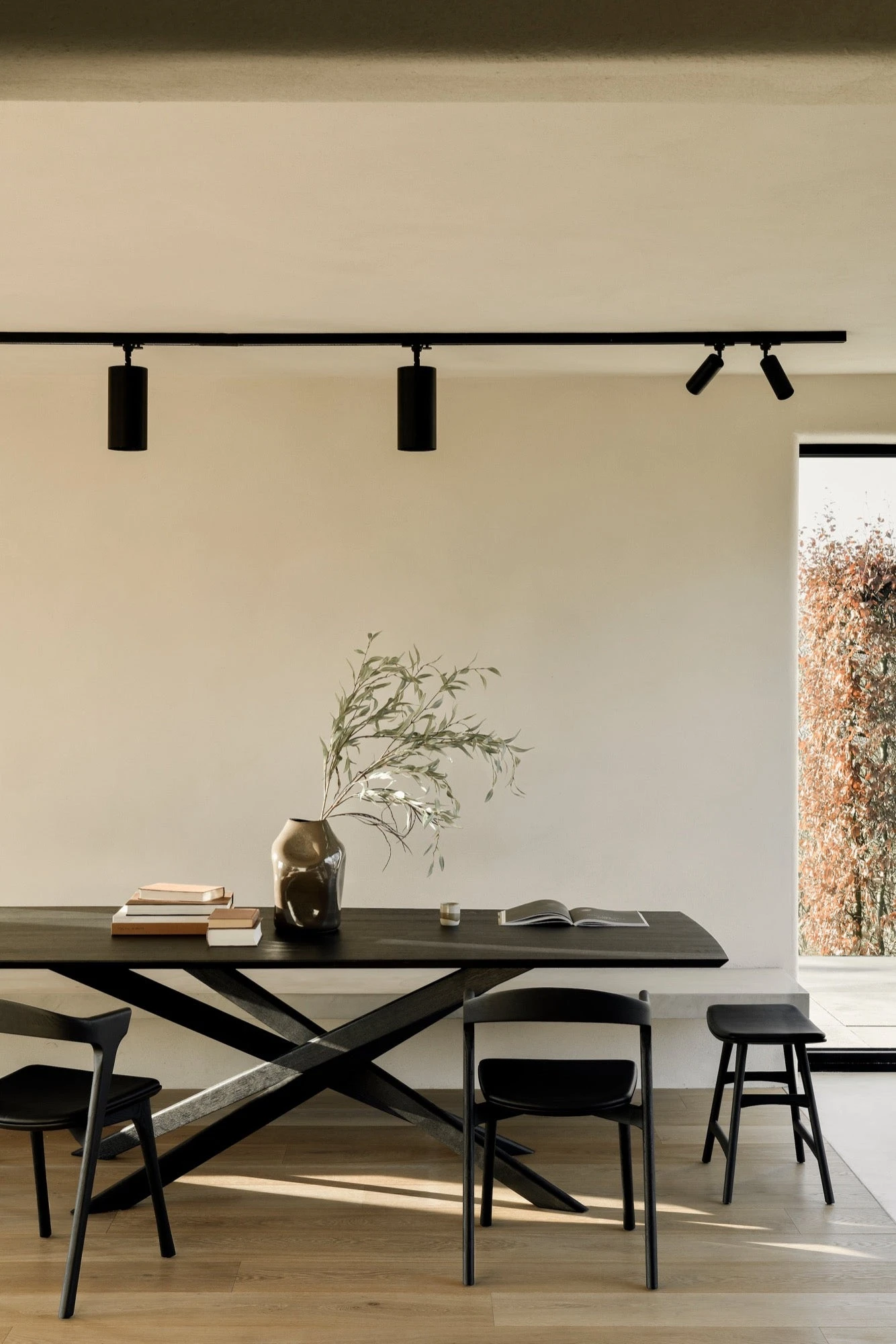 Monterey Dining Table - Black Oak - Image 11