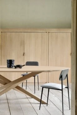 Monterey Oval Dining Table - White Oak 12 Monterey Oval Dining Table - White Oak -Saffron + Poe 50181 Mikado oval dining table oak 60079 DC dining chair light grey 3 Saffron and Poe Ethnicraft