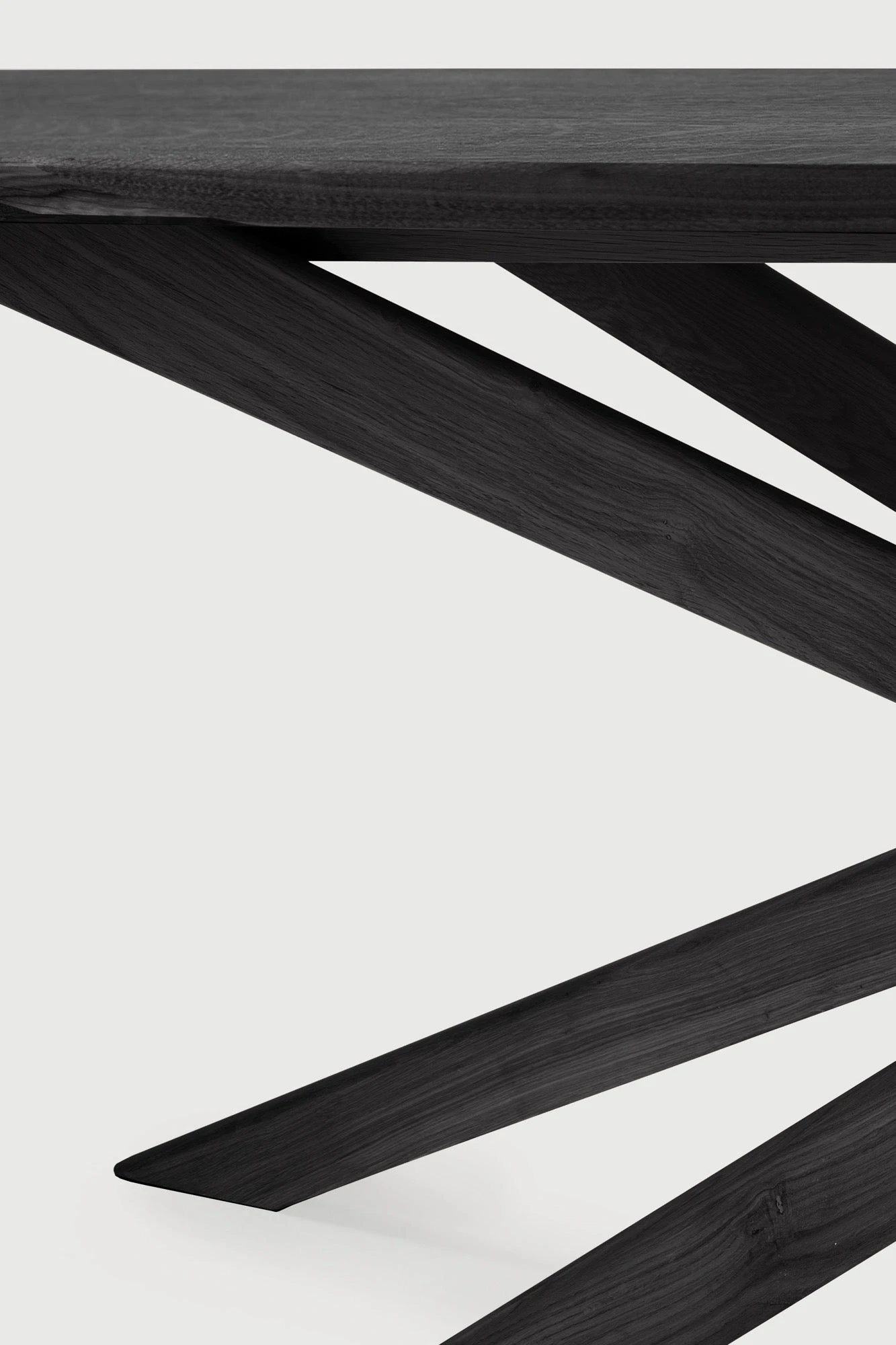 Monterey Oval Dining Table - Black Oak 3 Monterey Oval Dining Table - Black Oak - Image 3