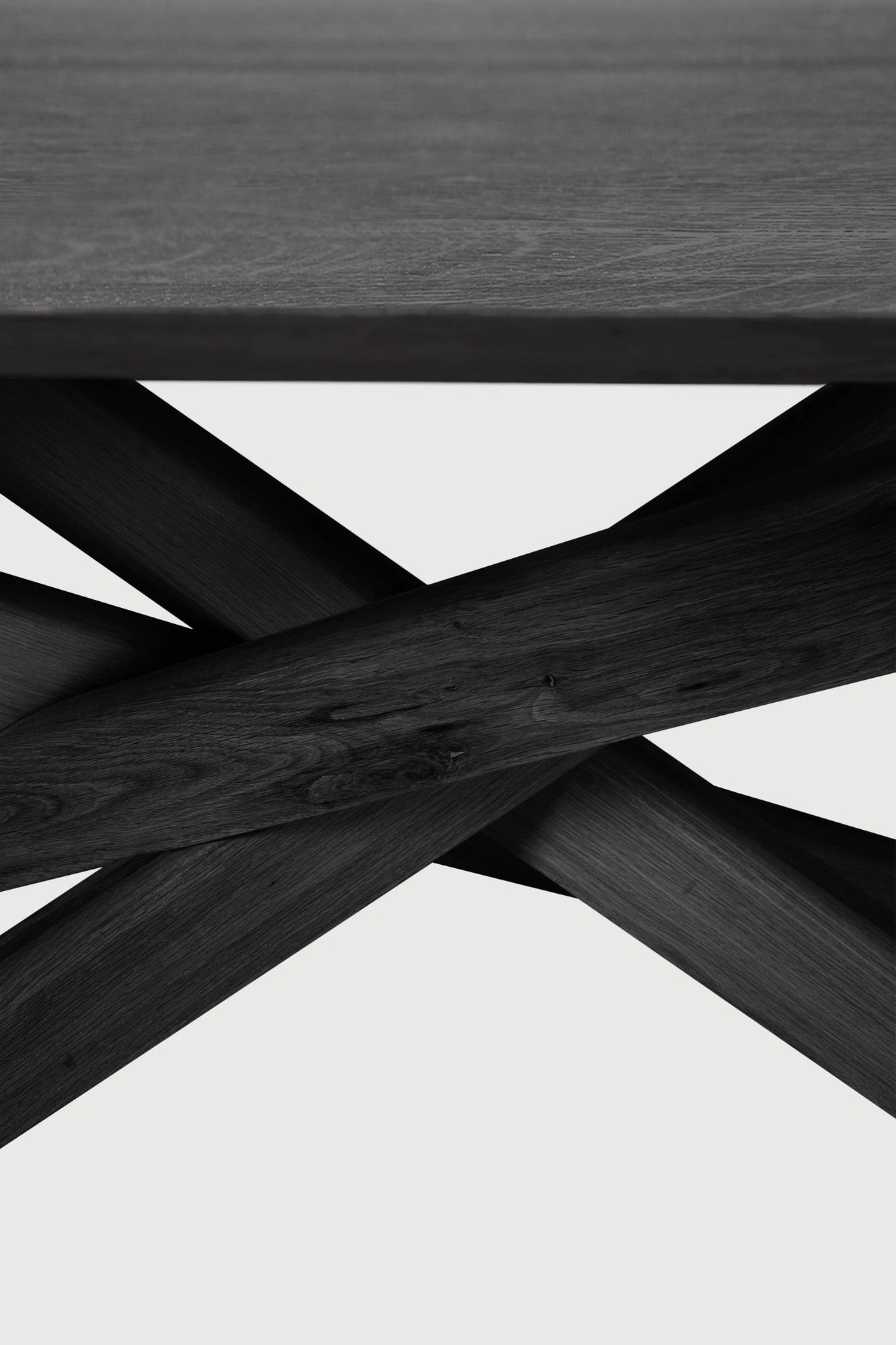 Monterey Oval Dining Table - Black Oak 4 Monterey Oval Dining Table - Black Oak - Image 4