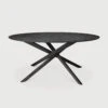 Monterey Round Dining Table - Black Oak