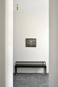 Mendocino Bench - Black Oak -Saffron + Poe 51234 Oak black Spindle bench 1 Saffron and Poe Ethnicraft