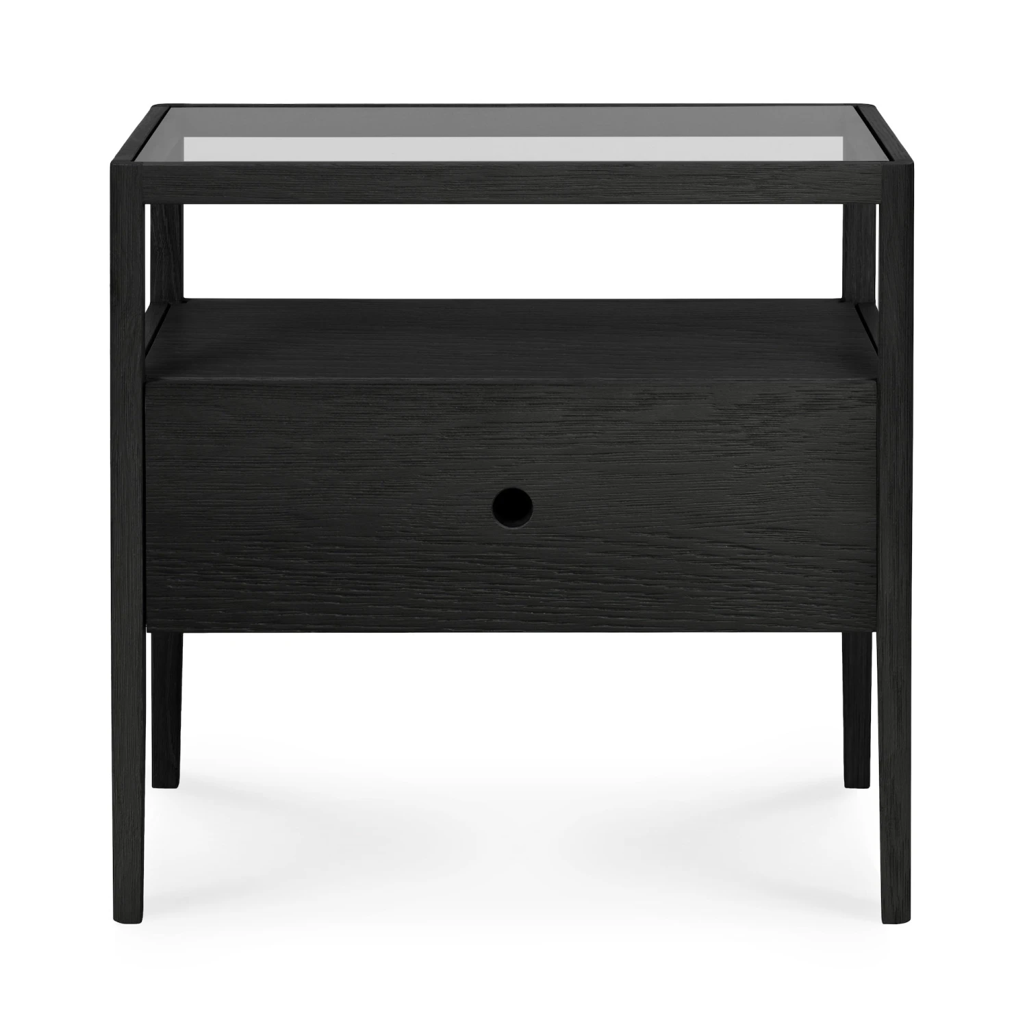 Mendocino Bedside Table - Black Oak - Image 3