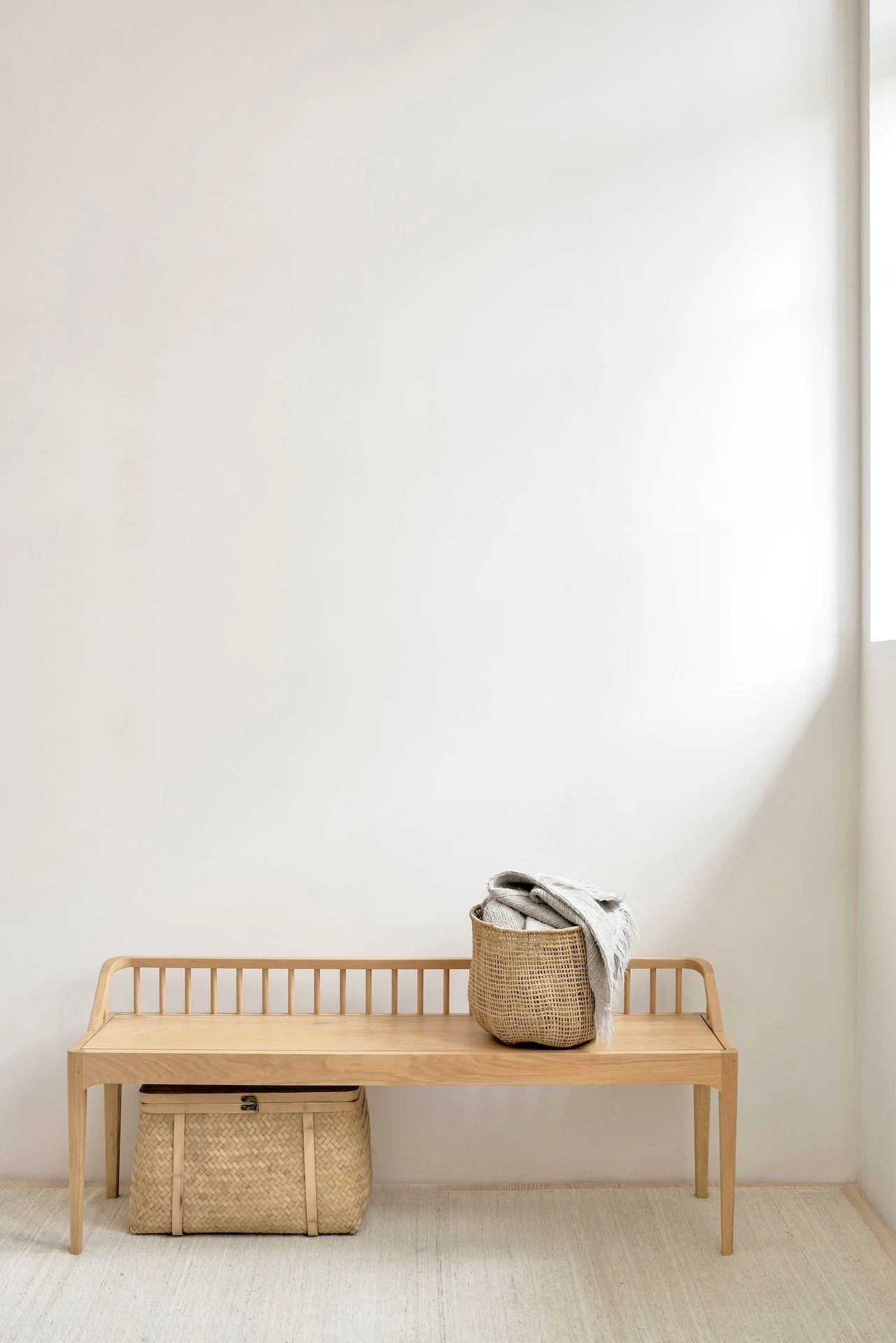 Mendocino Bench - White Oak 2 Mendocino Bench - White Oak - Image 2