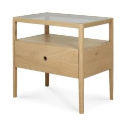Mendocino Bedside Table - Oak