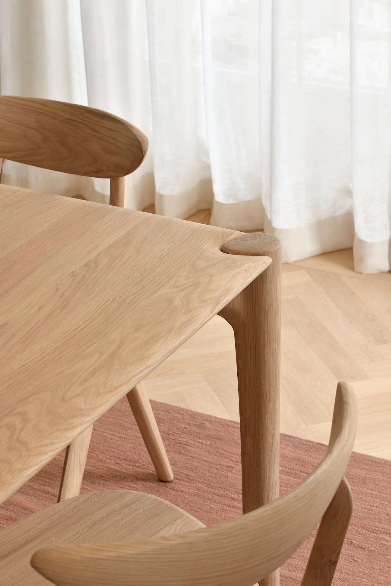 Ubud Dining Table - White Oak - Image 10