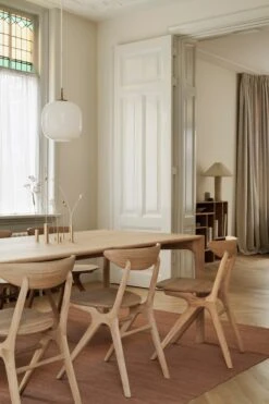 Ubud Dining Table - White Oak -Saffron + Poe 51325 51326 51327 51328 51329 51330 PI dining table Saffron and Poe Ethnicraft