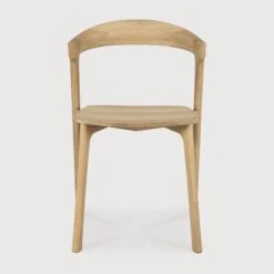 Bok Dining Chair - White Oak -Saffron + Poe 51490 50073 Oak Bok dining chair front Saffron and Poe Ethnicraft