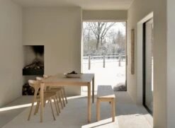 Bok Extendable Dining Table - White Oak -Saffron + Poe 51490 Oak Bok chair 51497 Oak Bok dining table Saffron and Poe Ethnicraft 13b10f49 4cb6 4b30 aec8 486f0ac29d19