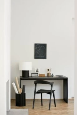 Bok Dining Chair - Black Oak -Saffron + Poe 51491 Oak black Bok chair desk Saffron and Poe Ethnicraft