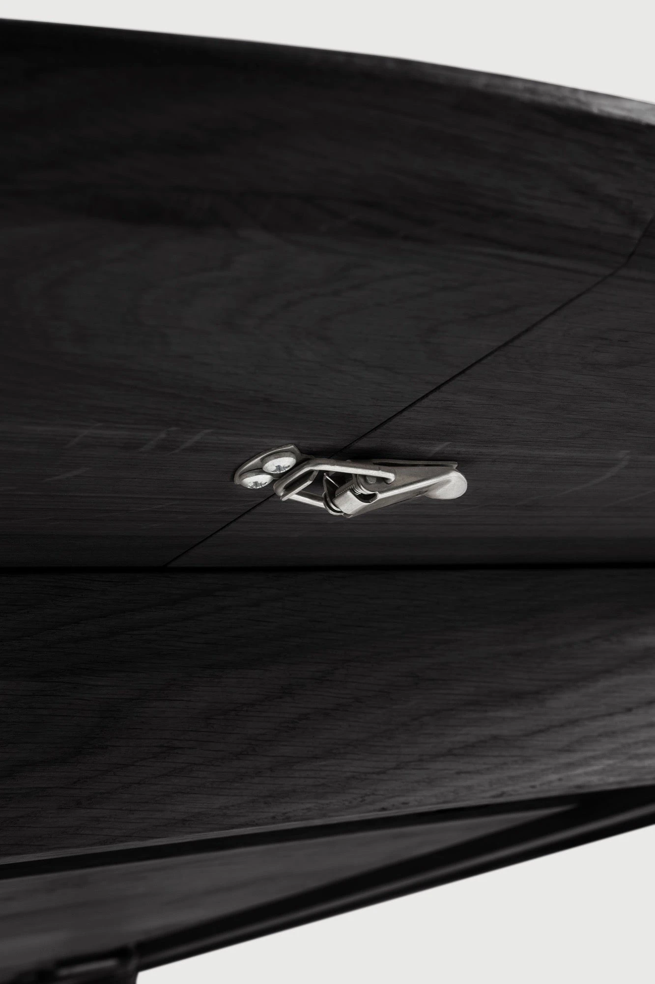 Bok Extendable Round Dining Table - Black Oak - Image 5