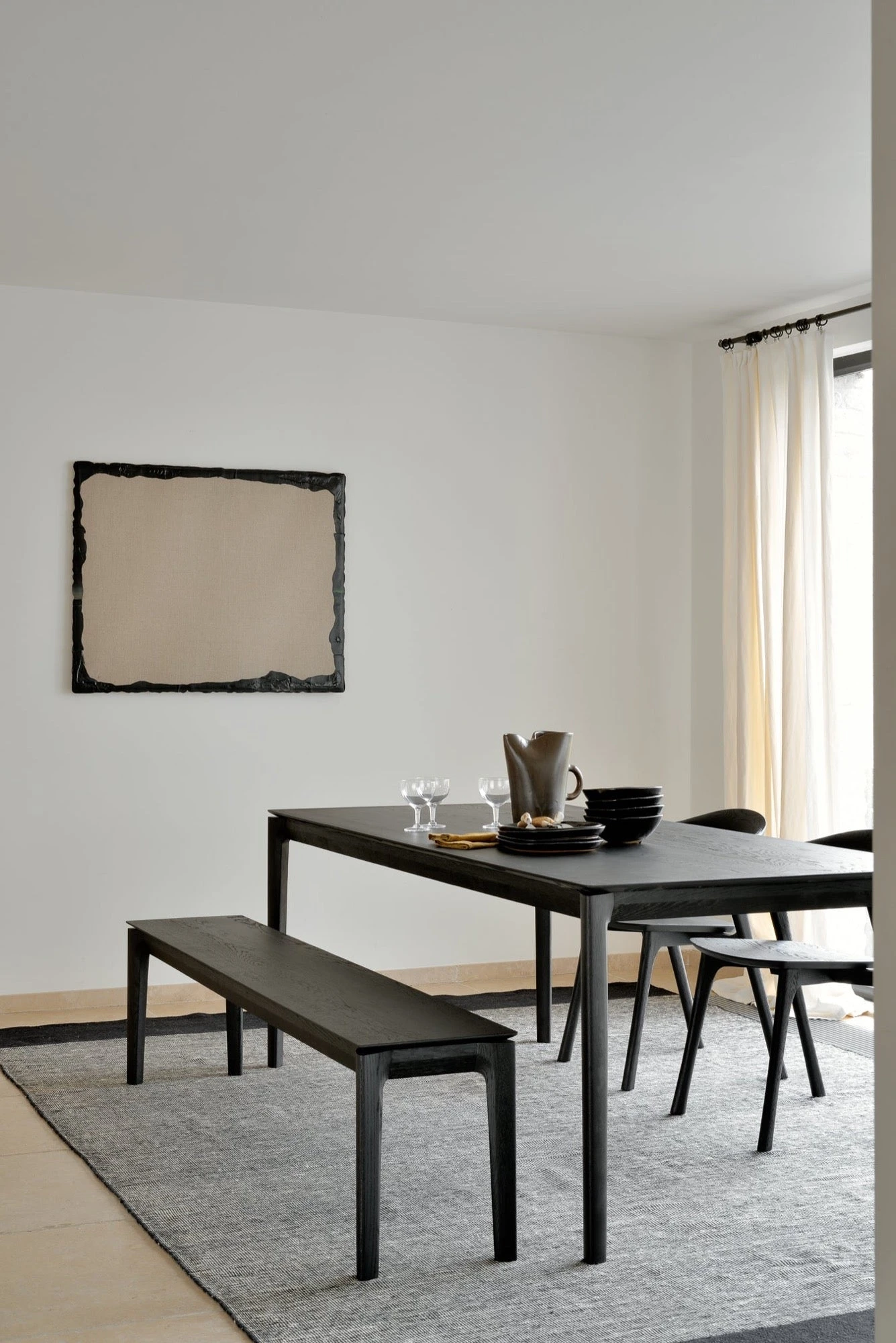 Bok Bench - Black Oak - Image 3