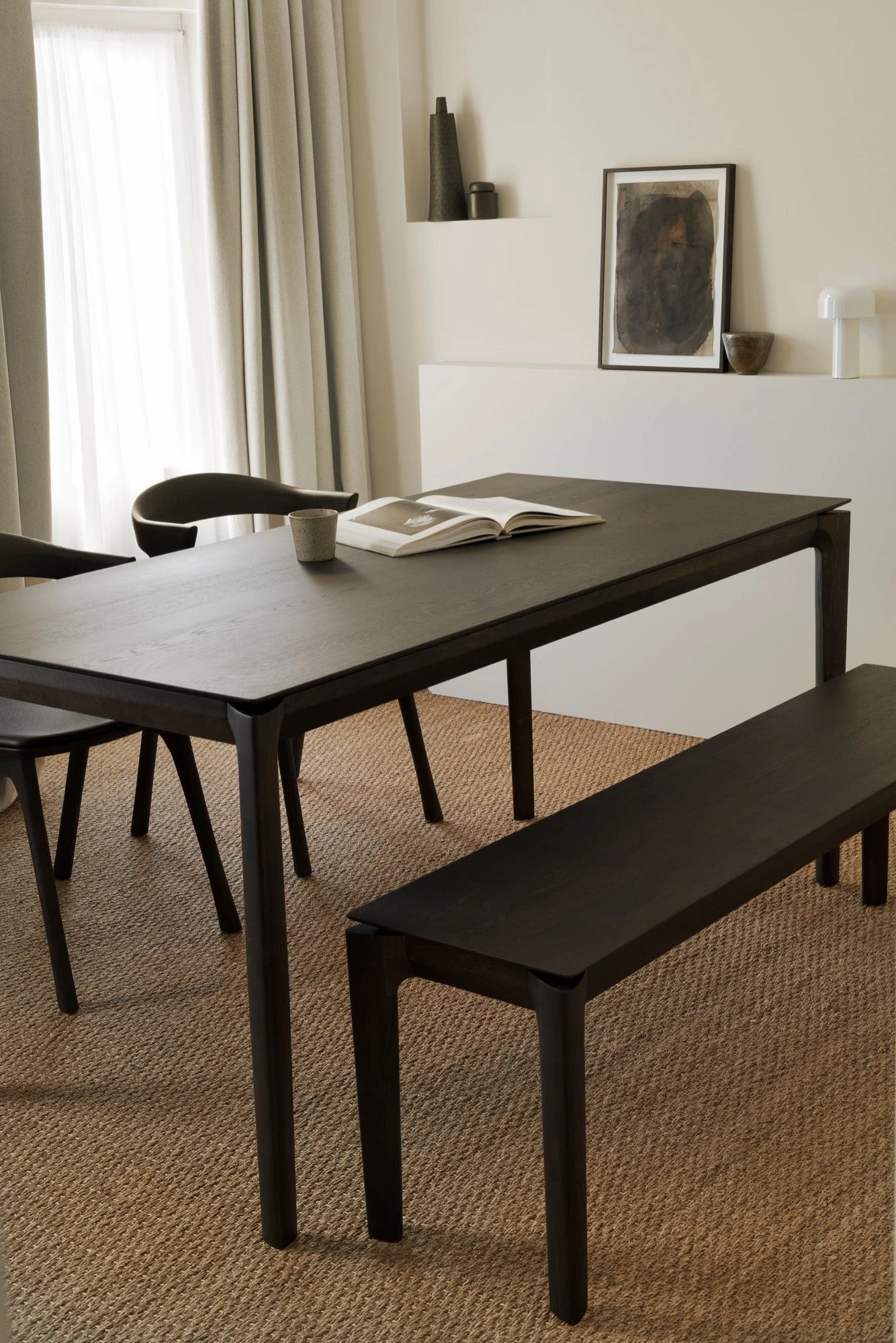 Bok Bench - Black Oak - Image 8