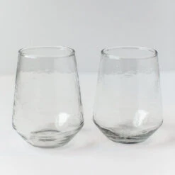 Handblown Glass Tumbler - Clear (set Of 4)