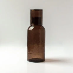 Handblown Carafe Set - Smoke -Saffron + Poe 7fb8451e827a4168ba60d2087995e64d