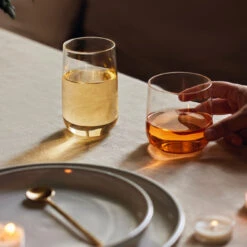 Tall Cremini Tumbler - Set Of 4 -Saffron + Poe 7fe59ab9563647b6bb76de797075a69b