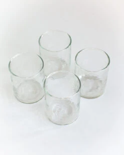 Recycled Hammered Glasses -Saffron + Poe 8d198e7082e84c41b8c4af40ce3e198b