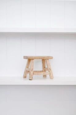 Petite Antique Stool - Second Quality