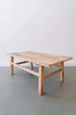 Vintage Wood Coffee Table - Light Elm