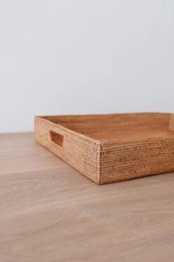 Tenganan Basket Tray 6 Tenganan Basket Tray -Saffron + Poe Close up Tenganan Basket Tray