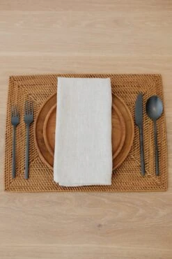 Natural Linen Napkin -Saffron + Poe DSCF4909