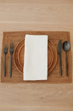 Ivory Linen Napkin -Saffron + Poe DSCF4911