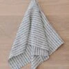 Small Stripe Linen Hand Towels (Set Of 2)