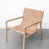 Leather Sling Lounge Chair