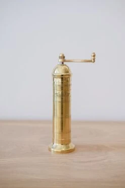 Saffron + Poe 30 8" Atlas Brass Salt Grinder - Second Quality