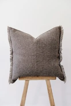 Baby Alpaca Pillow - Brown