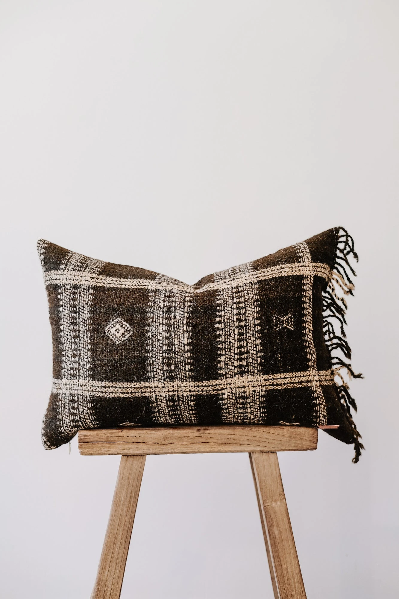 Handwoven Bhujodi Pillow No. 09 1 Handwoven Bhujodi Pillow No. 09