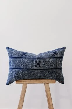 Hmong Batik Lumbar Pillow