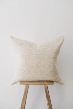 Ivory Handwoven Colombian Pillow