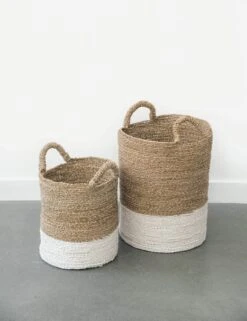 Structured Hyacinth Storage Basket