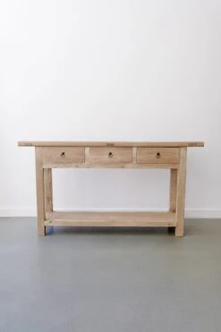 Vintage Storage Console -Saffron + Poe Front Vintage Chinese Wood Console