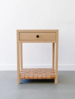 White Oak Side Table