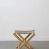 Canvas Folding Stool - Taupe