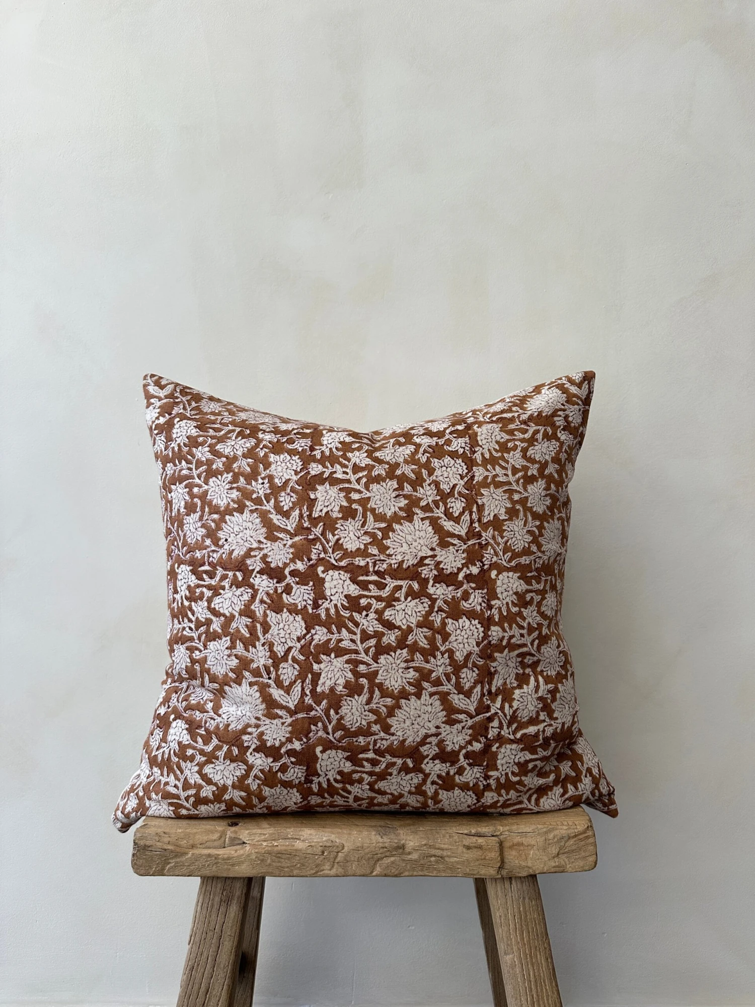 Indian Blockprint Pillow - No. 04 1 Indian Blockprint Pillow - No. 04