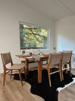 Marin Dining Chair -Saffron + Poe Indoor Outdoor Marin Woven Faux Rattan Dining Chair Saffron and Poe overall