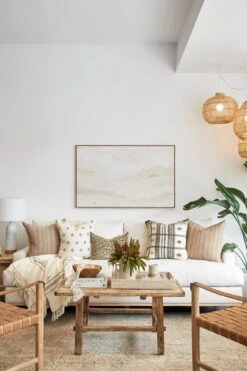 Saffron + Poe -Saffron + Poe Kaleen Cameron Plaster Abstract Landscape Painting Styled1 No 3 Saffron and Poe jpg