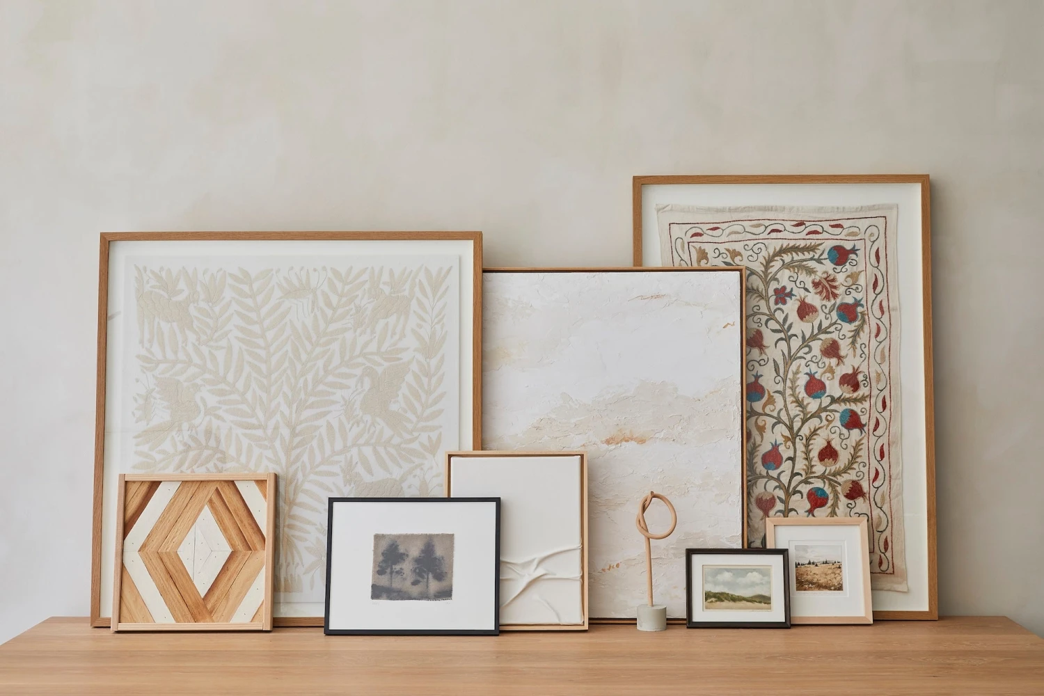 Aleksandra Zee Geometric Wood Piece - No. 03 2 Aleksandra Zee Geometric Wood Piece - No. 03 - Image 2