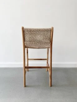 Marin Counter Stool -Saffron + Poe Product Photo Back View Rattan Outdoor Counter Stool Saffron and Poe 73e2f8db 0ed5 49ec b142 fadb79509cda